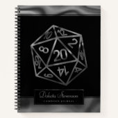 RPG Dice | Fantasy Tabletop PnP Gamer Graph Paper Notizblock (Vorderseite)