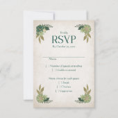 RPG Dice Gamer Wedding RSVP Karte (Vorderseite)
