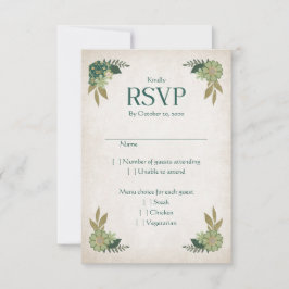 RPG Dice Gamer Wedding RSVP Karte