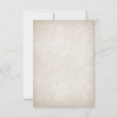 RPG Dice Gamer Wedding RSVP Karte (Rückseite)