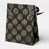 RPG Dice | Gold Fantasy Retro Tabletop PnP Gamer Geschenkschachtel (Rückseite)