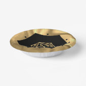 RPG Dice | Gold Fantasy Retro Tabletop PnP Gamer Pappteller (Gewinkelt)