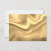 RPG Dice | Gold Fantasy Retro Tabletop PnP Gamer RSVP Karte (Rückseite)