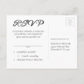 RPG Dice | Gold Fantasy Tabletop Gamer Event UAWG Einladungspostkarte (Rückseite)