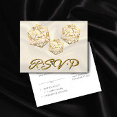 RPG Dice | Gold Fantasy Tabletop Gamer Event UAWG Einladungspostkarte