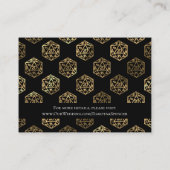 RPG Dice | Gold Fantasy Tabletop Gute Wünsche Begleitkarte (Rückseite)