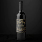 RPG Dice | Gold Fantasy Tabletop PnP Gamer Custom Weinetikett