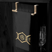 RPG Dice | Gold Fantasy Tabletop Retro PnP Gamer Geschirrtuch