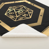 RPG Dice | Gold Fantasy Tabletop Retro PnP Gamer Sherpadecke (3/4)