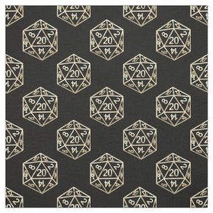 RPG Dice   Gold Old School Tabletop PnP Roleplayer Stoff