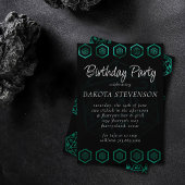 RPG Dice | Green Fantasy Tabletop PnP Abschluss Einladung