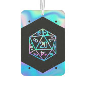 RPG Dice | Holo Fantasy Retro Tabletop PnP Gamer Autolufterfrischer (Rückseite)