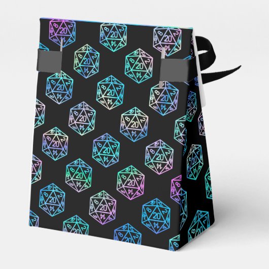 RPG Dice | Holo Fantasy Retro Tabletop PnP Gamer Geschenkschachtel (Rückseite)