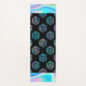 RPG Dice | Holo Fantasy Retro Tabletop PnP Gamer Yogamatte (Vorderseite)