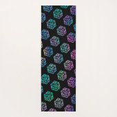 RPG Dice | Holo Fantasy Retro Tabletop PnP Gamer Yogamatte (Rückseite)