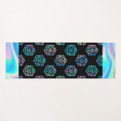 RPG Dice | Holo Fantasy Retro Tabletop PnP Gamer Yogamatte (Vorderseite (Horizontal))