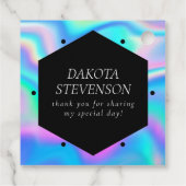 RPG Dice | Holo Fantasy Tabletop PnP Gamer Custom Geschenkanhänger (Rückseite)