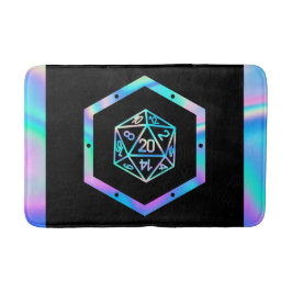 RPG Dice | Holo Old School Tabletop PnP Roleplayer Badematte