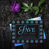 RPG Dice | Holo Old School Tabletop PnP Roleplayer Save The Date