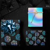 RPG Dice | Holo Old School Tabletop Role Player Geschenkpapier Set