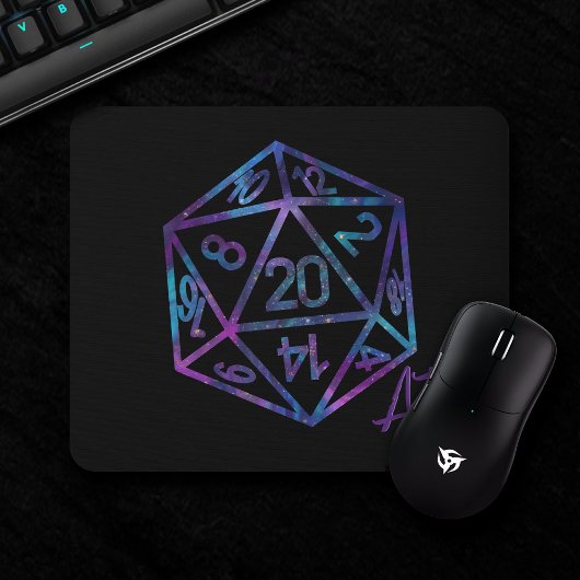 RPG Dice | Holo Old School Tabletop Role Player Mousepad