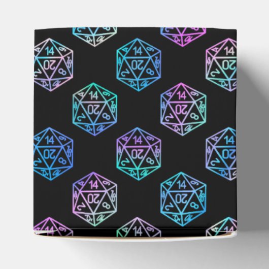 RPG Dice | Holo Tabletop PnP Roleplayer Vielen Dan Geschenkschachtel (Oben)