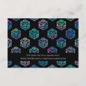 RPG Dice | Holo Tabletop Roleplayer Gastdetails Begleitkarte (Rückseite)