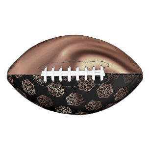 RPG Dice Kupfer Fantasy Retro Tabletop PnP Gamer Football