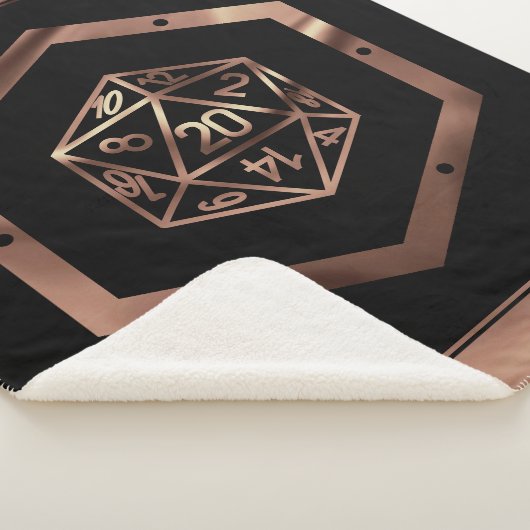 RPG Dice | Kupfer Fantasy Retro Tabletop PnP Gamer Sherpadecke (3/4)