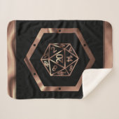 RPG Dice | Kupfer Fantasy Retro Tabletop PnP Gamer Sherpadecke (Vorderseite (Horizontal))