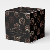 RPG Dice | Kupfer Fantasy Tabletop Gamer Custom Geschenkschachtel (Vorderseite)