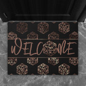 RPG Dice | Kupfer Fantasy Tabletop Gamer Willkomme Fußmatte