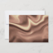 RPG Dice | Kupfer Retro Tabletop Roleplayer Entree RSVP Karte (Rückseite)