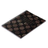 RPG Dice | Mocha Rose Gold Tabletop PnP Notizblock (Linke Seite)