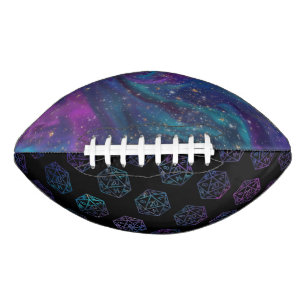RPG Dice Nebula Fantasy Retro Tabletop PnP Gamer Football