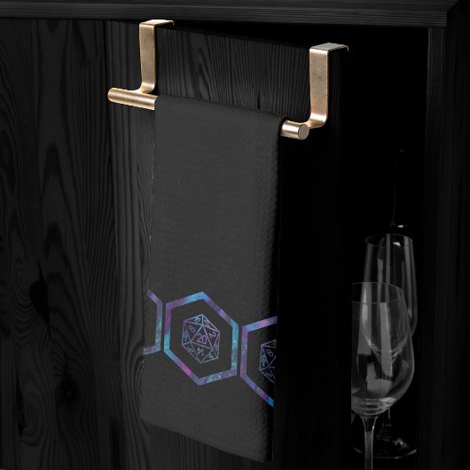 RPG Dice | Nebula Fantasy Retro Tabletop PnP Gamer Geschirrtuch