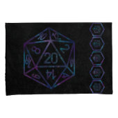 RPG Dice | Nebula Fantasy Retro Tabletop PnP Gamer Kissenbezug (Vorderseite-Rechts)