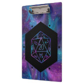 RPG Dice | Nebula Fantasy Retro Tabletop PnP Gamer Klemmbrett (Links)