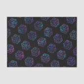 RPG Dice | Nebula Fantasy Retro Tabletop PnP Gamer Seidenpapier (Vorderseite)