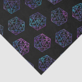 RPG Dice | Nebula Fantasy Retro Tabletop PnP Gamer Seidenpapier (Ausschnitt)