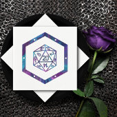 RPG Dice | Nebula Fantasy Retro Tabletop PnP Gamer Serviette