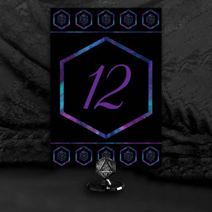 RPG Dice   Nebula Fantasy Retro Tabletop PnP Gamer Tischnummer