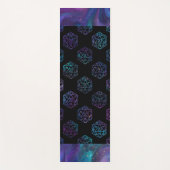 RPG Dice | Nebula Fantasy Retro Tabletop PnP Gamer Yogamatte (Vorderseite)