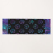 RPG Dice | Nebula Fantasy Retro Tabletop PnP Gamer Yogamatte (Vorderseite (Horizontal))