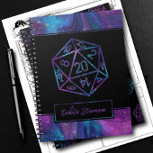 RPG Dice | Nebula Fantasy Tabletop Gamer-Charakter Notizblock