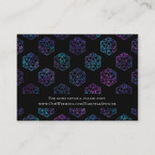 RPG Dice | Nebula Fantasy Tabletop Gamer Details Begleitkarte (Rückseite)