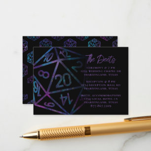 RPG Dice   Nebula Fantasy Tabletop Gamer Details Begleitkarte