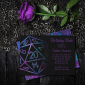 RPG Dice | Nebula Fantasy Tabletop PnP Gamer Party Einladung