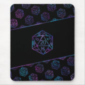 RPG Dice | Nebula Fantasy Tabletop PnP Roleplayer Mousepad (Vorne)