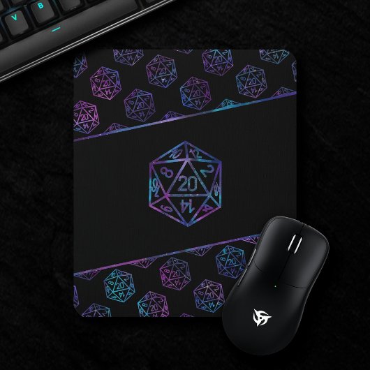 RPG Dice | Nebula Fantasy Tabletop PnP Roleplayer Mousepad